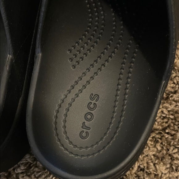 CROCS Dylan Black Comfort Clogs - Picture 2 of 6